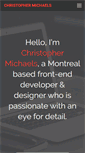 Mobile Screenshot of christopher-michaels.com